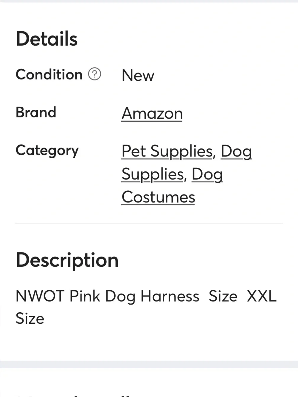 Amazon Reversible Pink Quilted & Plaid Dog Coat